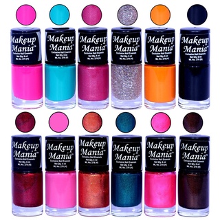 Nail Polish 6 ml - Set of 12 Pcs